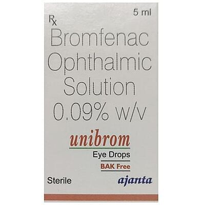 Unibrom Eye Drop Bak Free