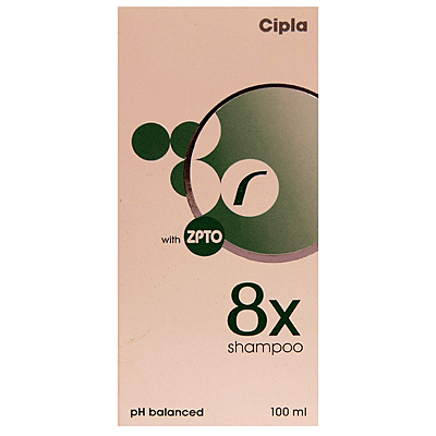 Cipla 8x Shampoo, 100 ml