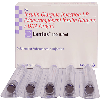 Lantus 100 IU/ml Solution for Injection 5 x 3 ml