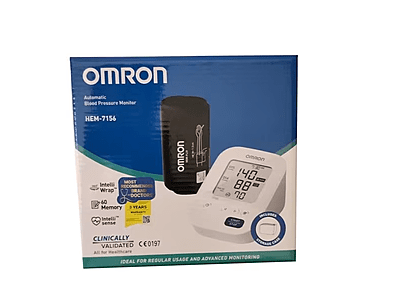 Omron Blood Pressure Monitor HEM-7156, 1 Count