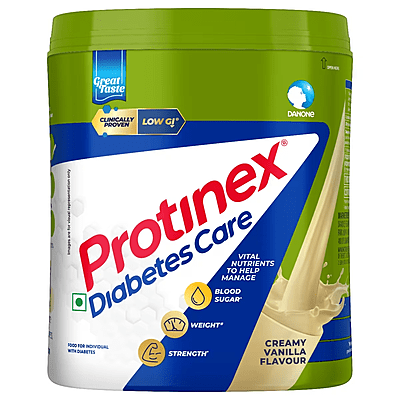 Protinex Diabetes Care Creamy Vanilla Flavour Nutritional Drink Powder, 400GM Refill Pack