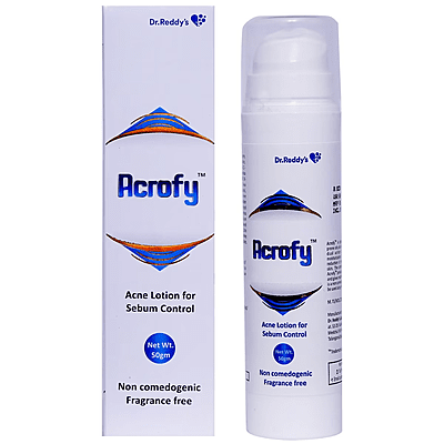 Acrofy Moisturizer for Acne-Prone Skin Sebum Control Formula Oil-Free Matte Effect