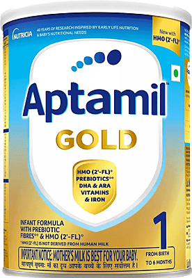 Aptamil Gold Infant Formula Stage 1 Powder, 400GM PACK