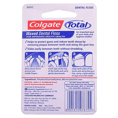 Colgate Total Waxed Dental Floss