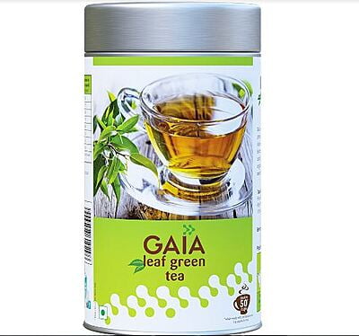 Gaia Leaf Green Tea 100GM TIN